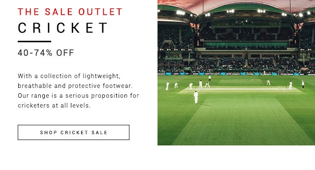 The Cricket Sale