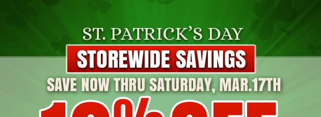 Storewide Savigns | Now through Sunday, March 04, 2018 | Save Even More with This Coupon: 20% Off 2 Regular Priced Items