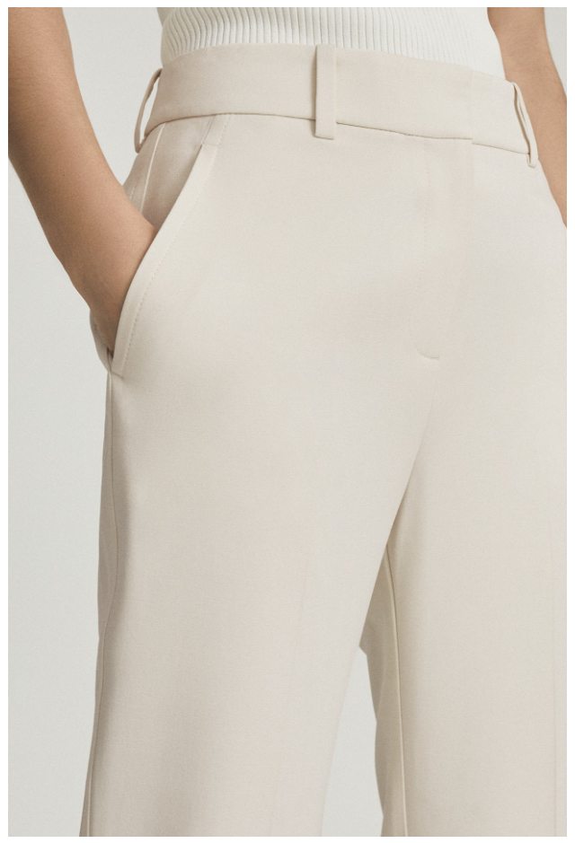 Ember Cream Tailored Trousers