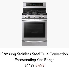 Shop Samsung Stainless Steel True Convection Freestanding Gas Range