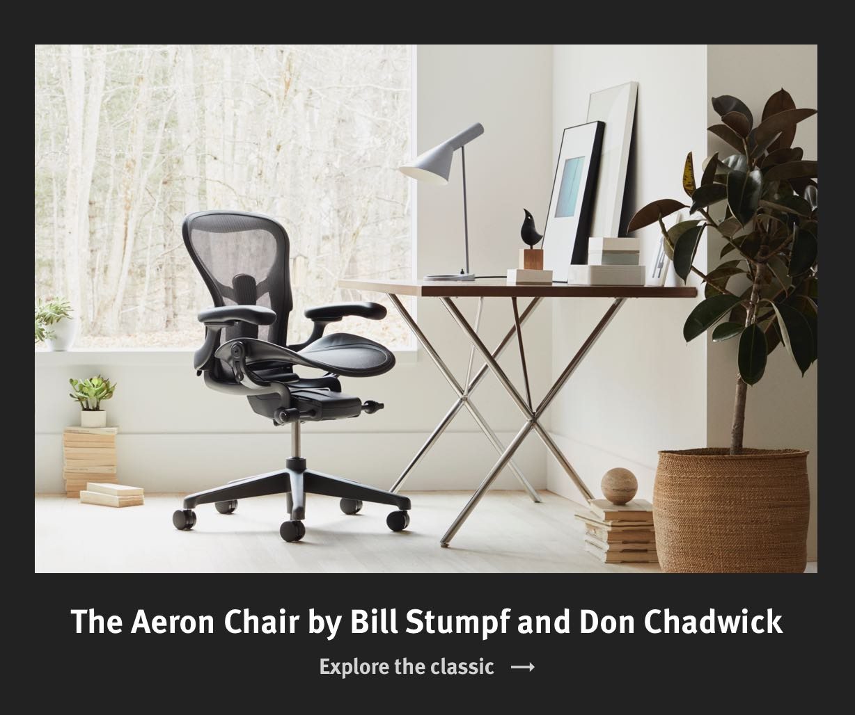 The Aeron Chair by Bill Stumpf and Don Chadwick Explore the classic