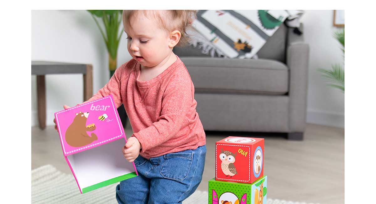 Woodland Friends Stacking Cubes