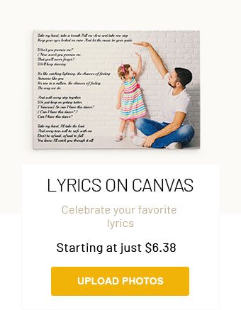 Lyrics on Canvas