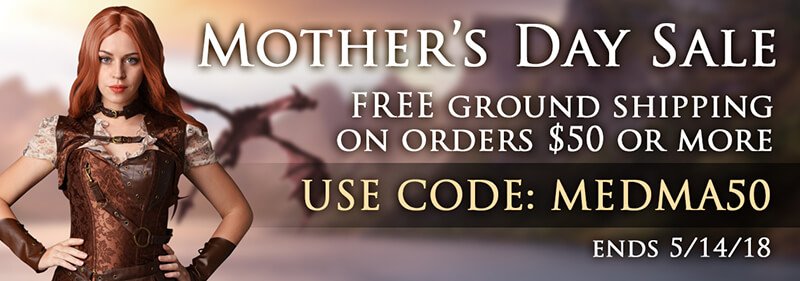 Medieval Collectibles Banner - Mother's Day Sale