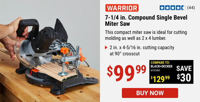  7-1/4 in. Compound Single Bevel Miter Saw