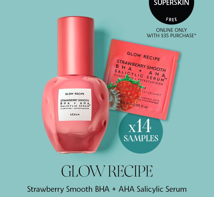 Glow Recipe Strawberry Smooth AHA + BHA Salicylic Serum