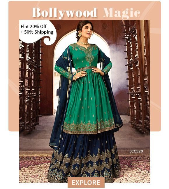 Glorious Bollywood attires you need now. Buy!