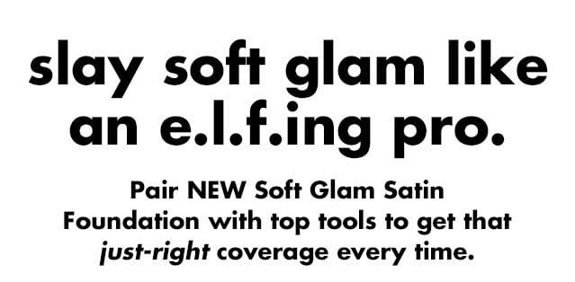 pair new soft glam satin