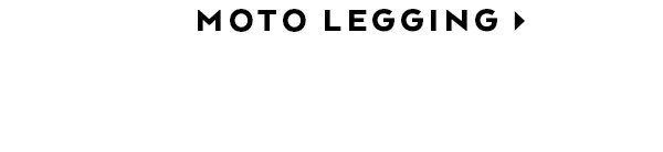 High Waist Moto Legging