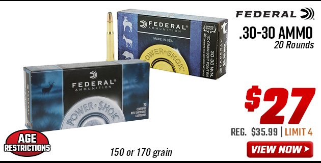 Federal .30-30 Ammo