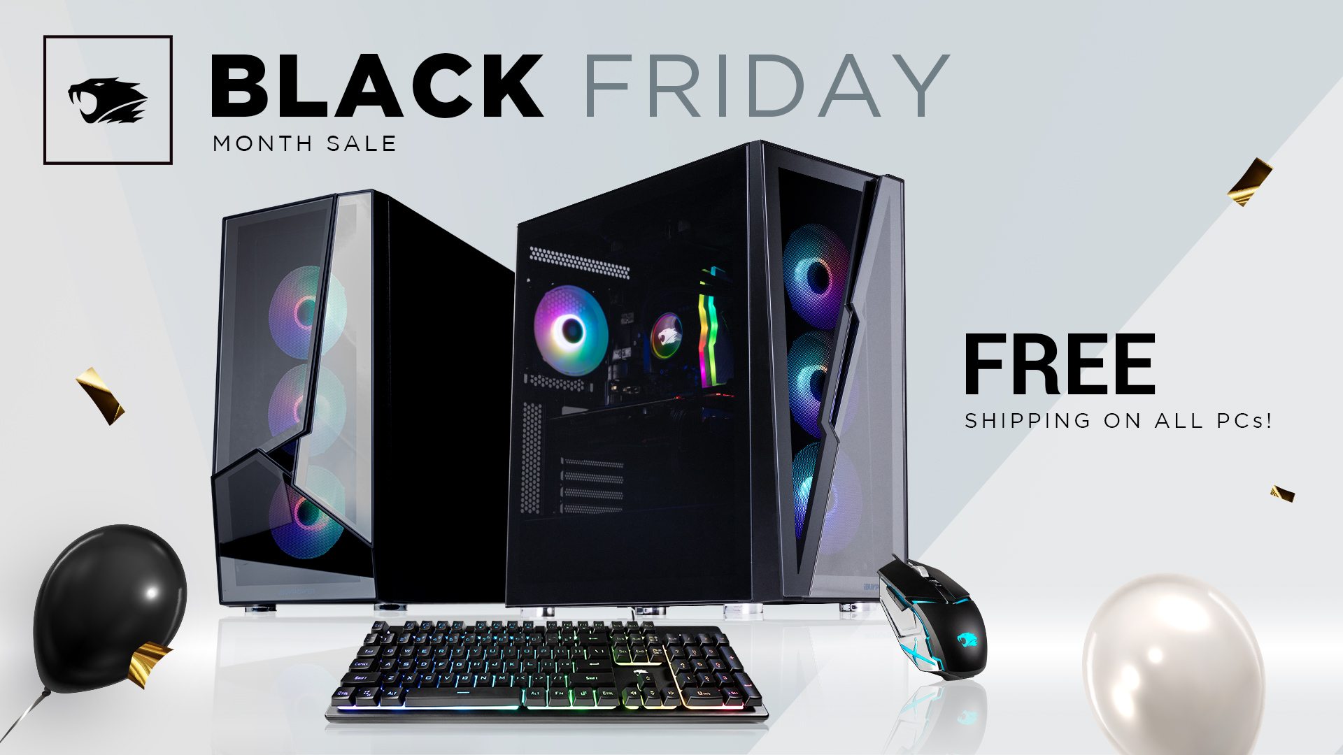 Black Friday month email banner