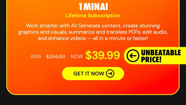 1minAI: Lifetime Subscription