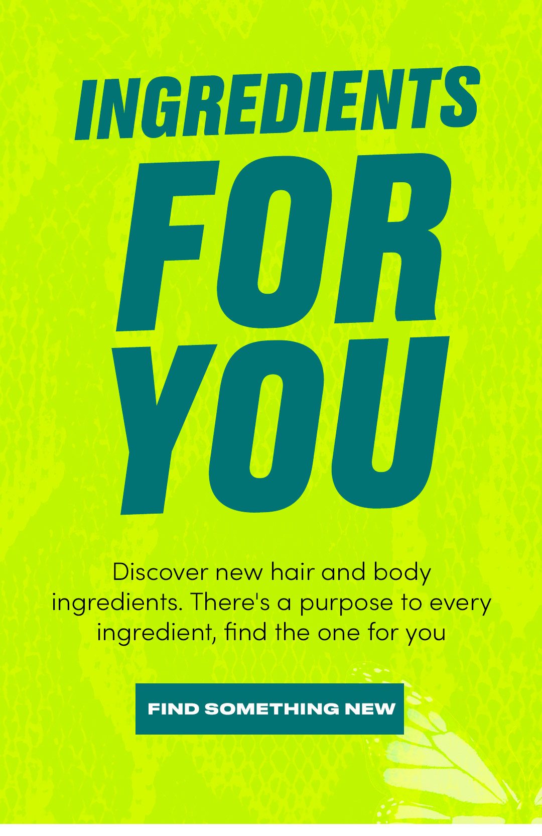 INGREDIENTS HAIR AND BODY