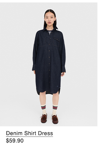 PDP5 - WOMEN DENIM SHIRT DRESS