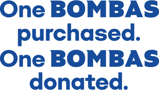 One Bombas purchased. One Bombas donated.