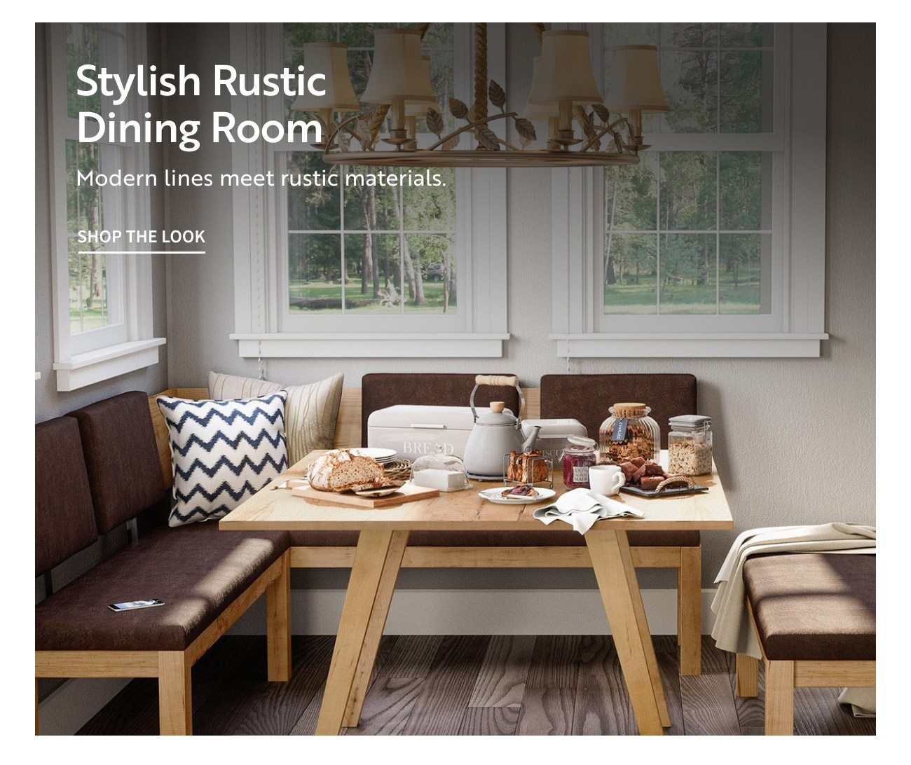 Stylish Rustic Dining Room