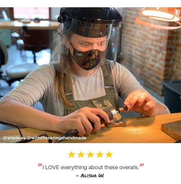 "I LOVE everything about these overalls." - Alisha W.