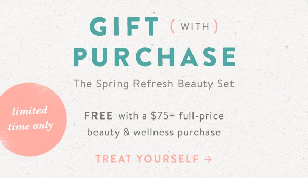 Free Beauty Gift with purchase of 