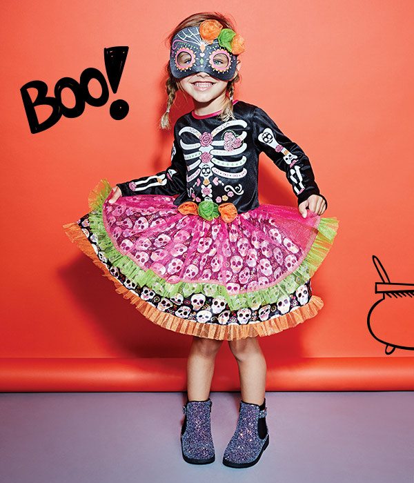 Kids Skeleton Fancy Dress Outfit