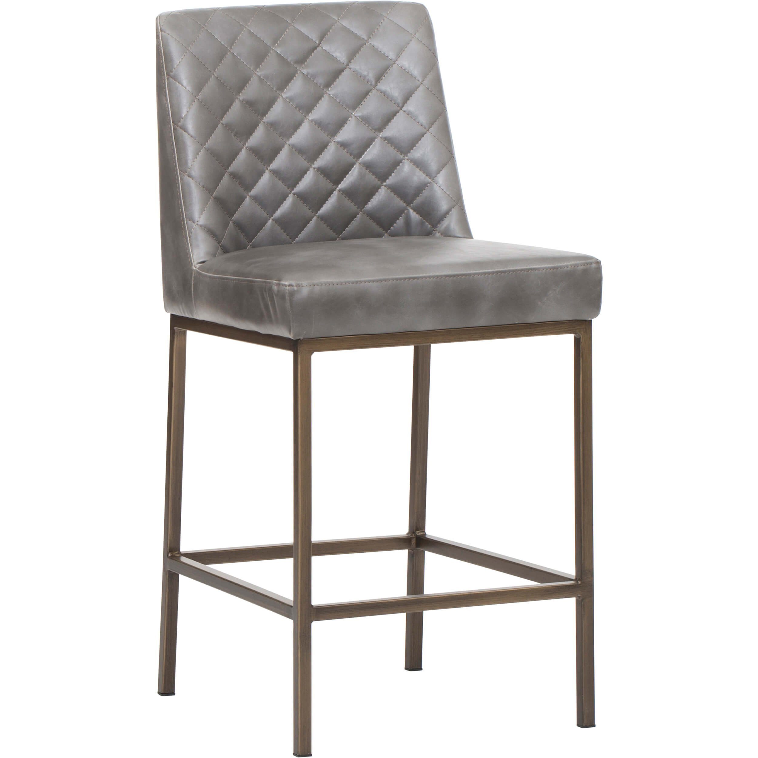Zachary Counter Stool, Grey