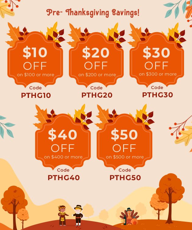 Pre-Thanksgiving Savings!