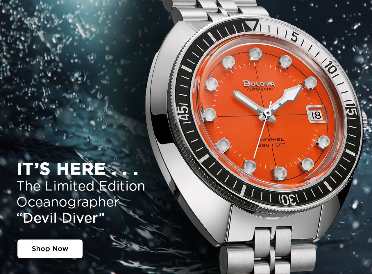 bulova devil diver orange for sale