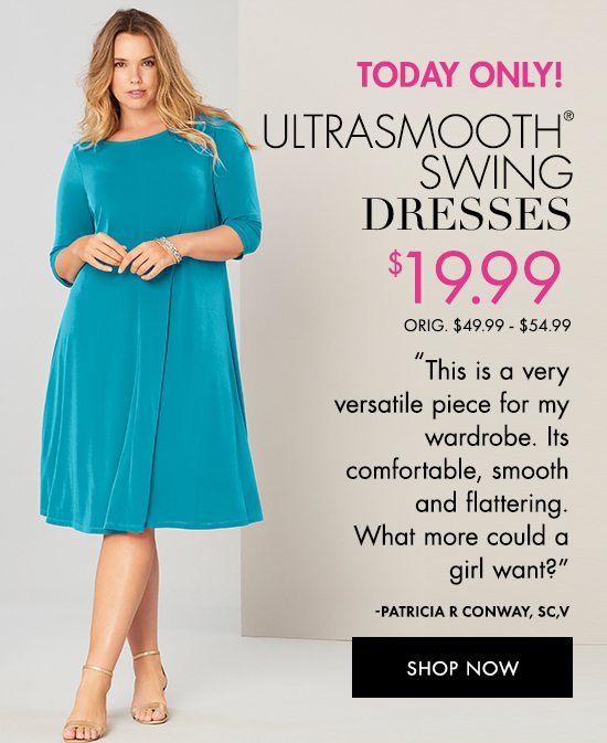 Today Only! Ultrasmooth Swing Dresses $19.99