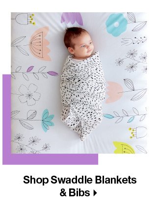 Shop Swaddle Blankets & Bibs