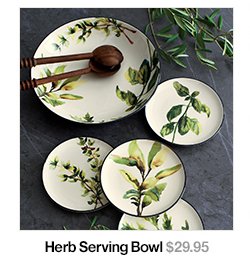 Herb Serving Bowl