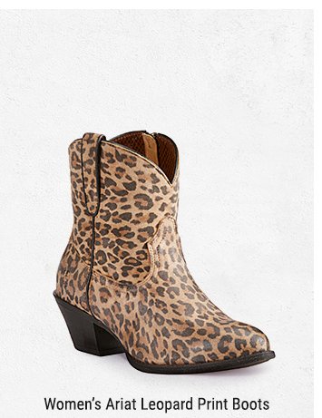 Shop Women’s Ariat Leopard Print Boots »
