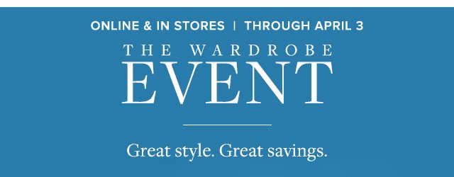 THE WARDROBE EVENT