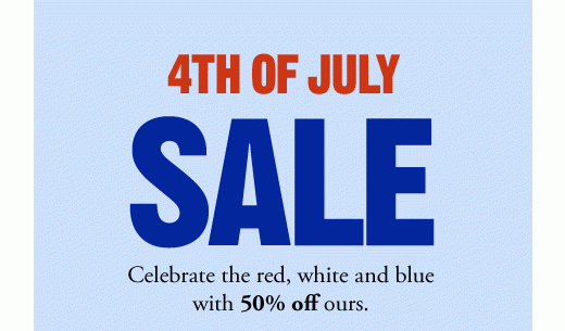 4TH OF JULY SALE