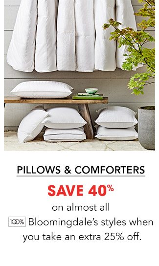 PILLOWS & COMFORTERS