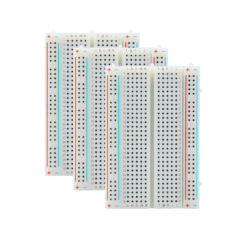 Inland 400 Tie-Points Breadboard - 3 Pack