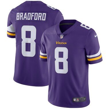 Sam Bradford Minnesota Vikings Nike Vapor Untouchable Limited Player Jersey - Purple