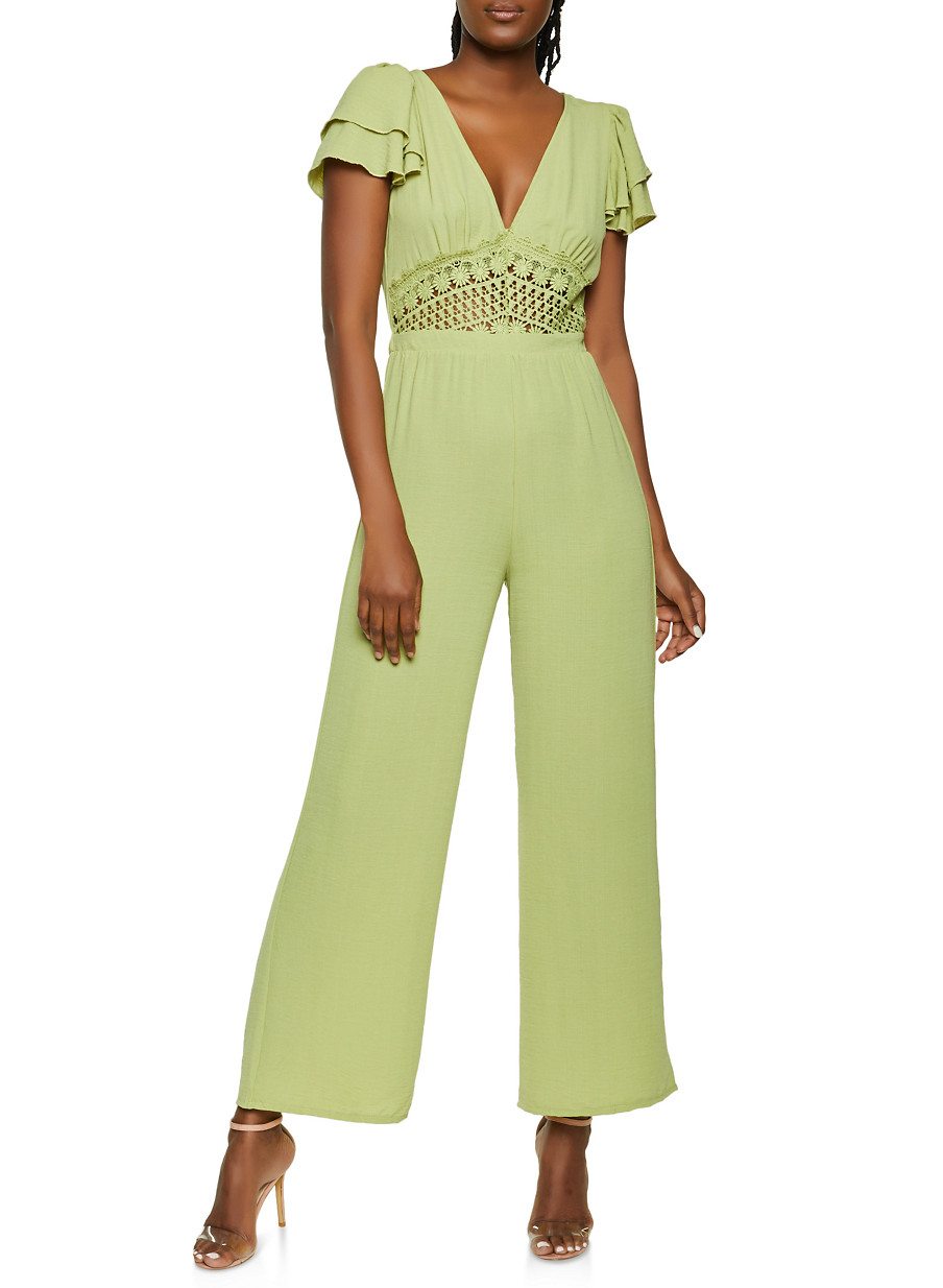 Crochet Waist Jumpsuit