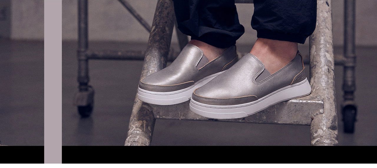 Silver Shoe Closeup