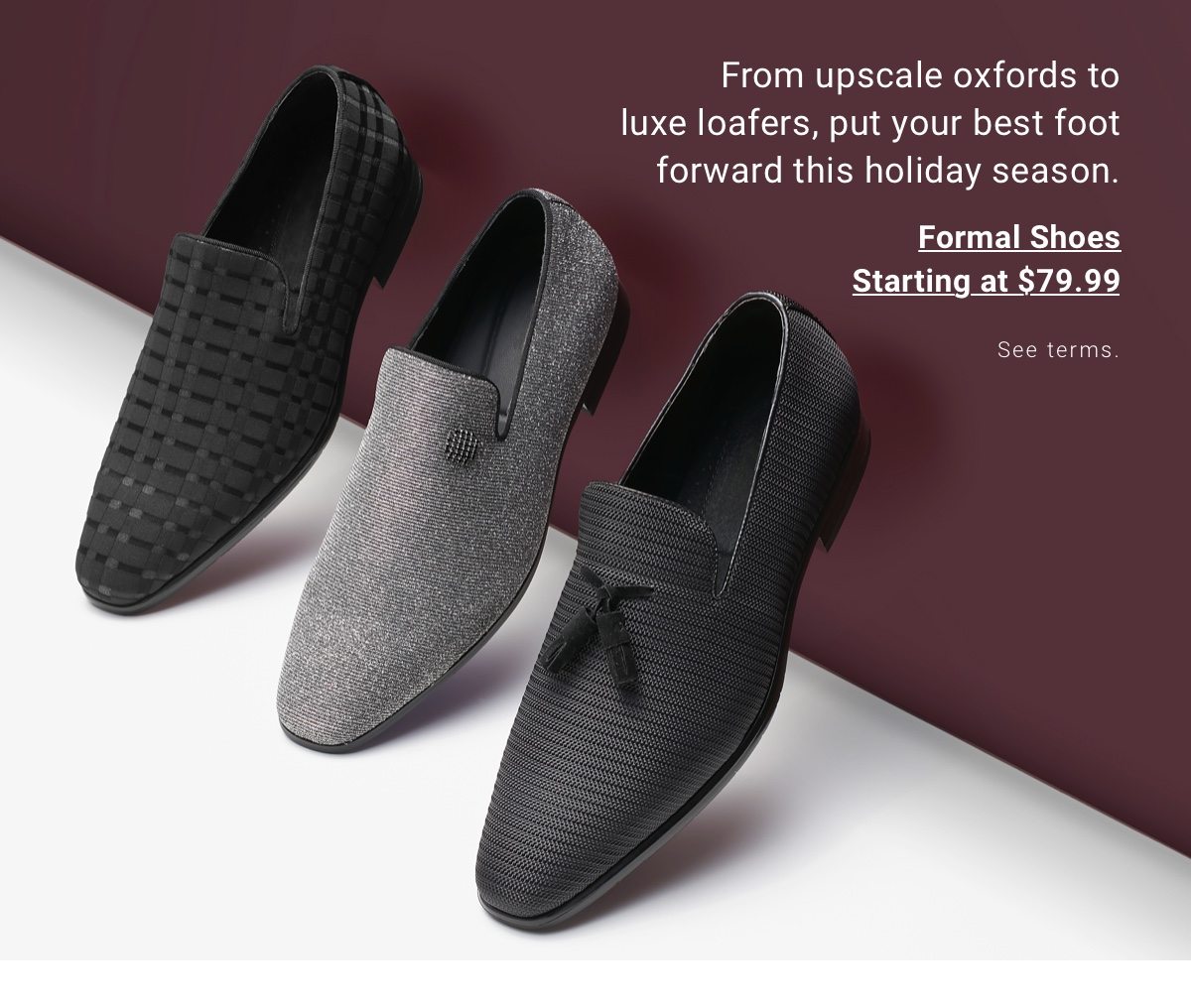 Formal Shoes Starting at $79.99