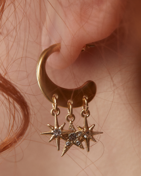 Star Multicharm Hoop Earrings | Shop Now