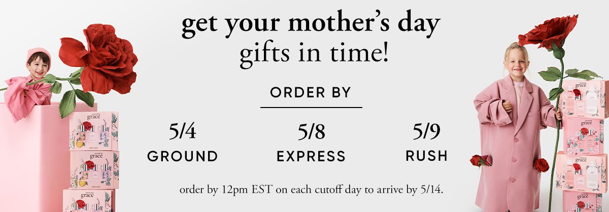 Get Your Mother's Day Gifts In Time!