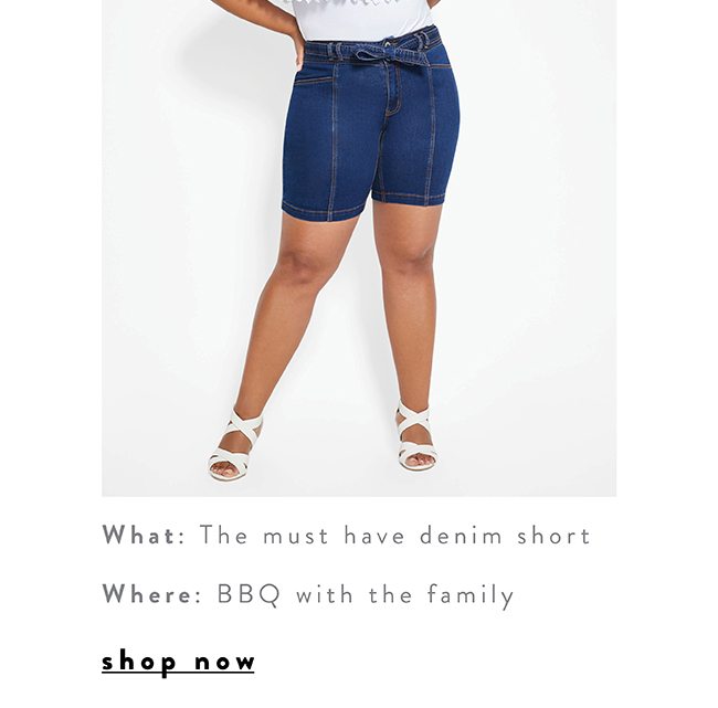 The Must Have Denim shorts - Shop Now