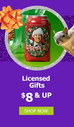 Licensed Gifts $8 & Up