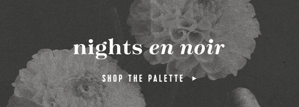 nights en noir. shop the palette.