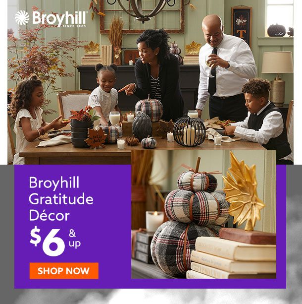 Broyhill Gratitude Décor $6 and up