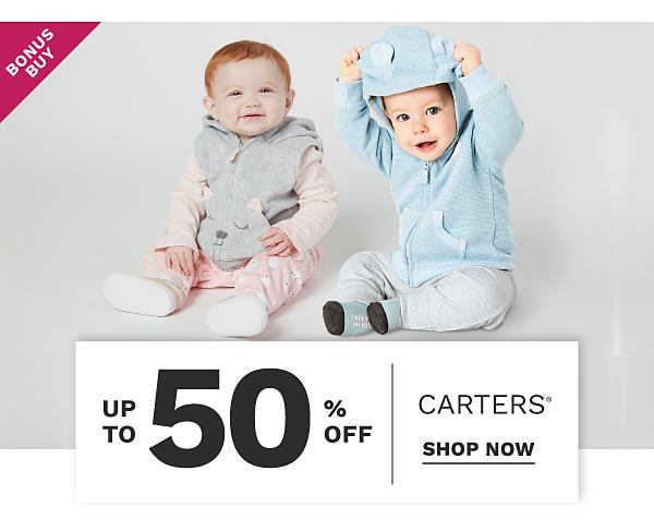 Bonus Buy - Up to 50% off Carter's®. Shop Now.