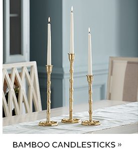 Bamboo Candlesticks