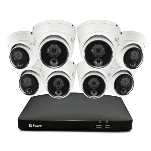 Enforcer 8 Dome Camera 8 Channel 4K Ultra HD DVR Security System - SODVK-856808D
