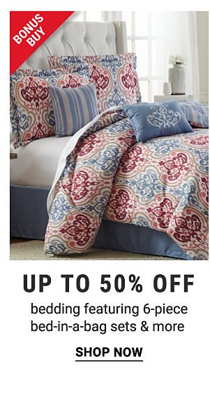 Bonus Buy - Up to 50% off Bedding ft. 6PC Bed-in-a-Bag Sets & more - Shop Now