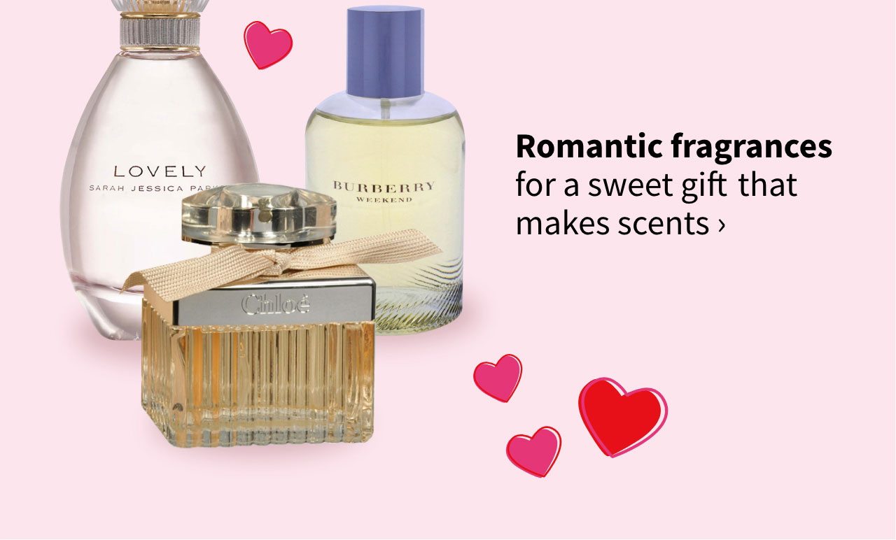 Romantic fragrances for a sweet gift that makes scents