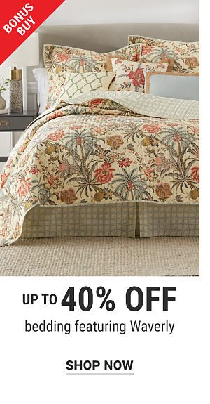 Bonus Buy - Up to 40% off bedding featuring Wonderly. Shop Now.